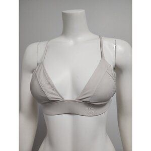 Hurley cream triangle bikini top XS